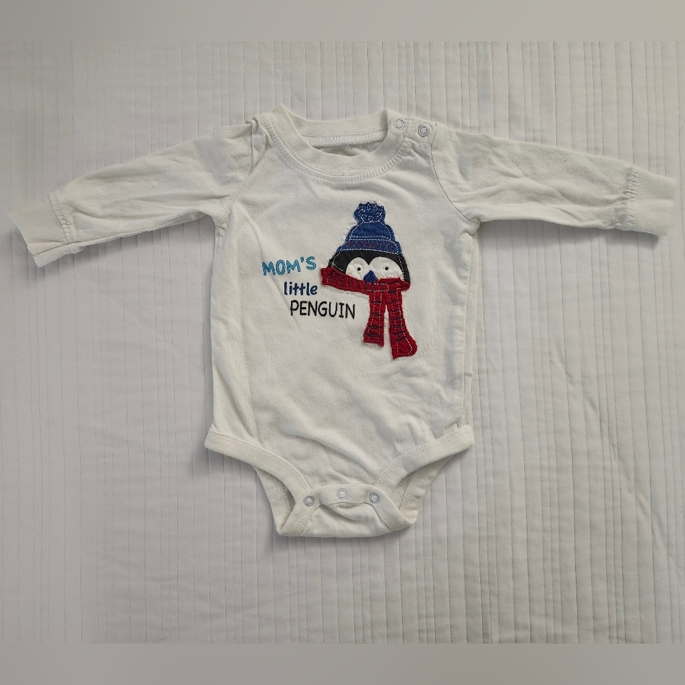 Koala Kids White Baby Onesie